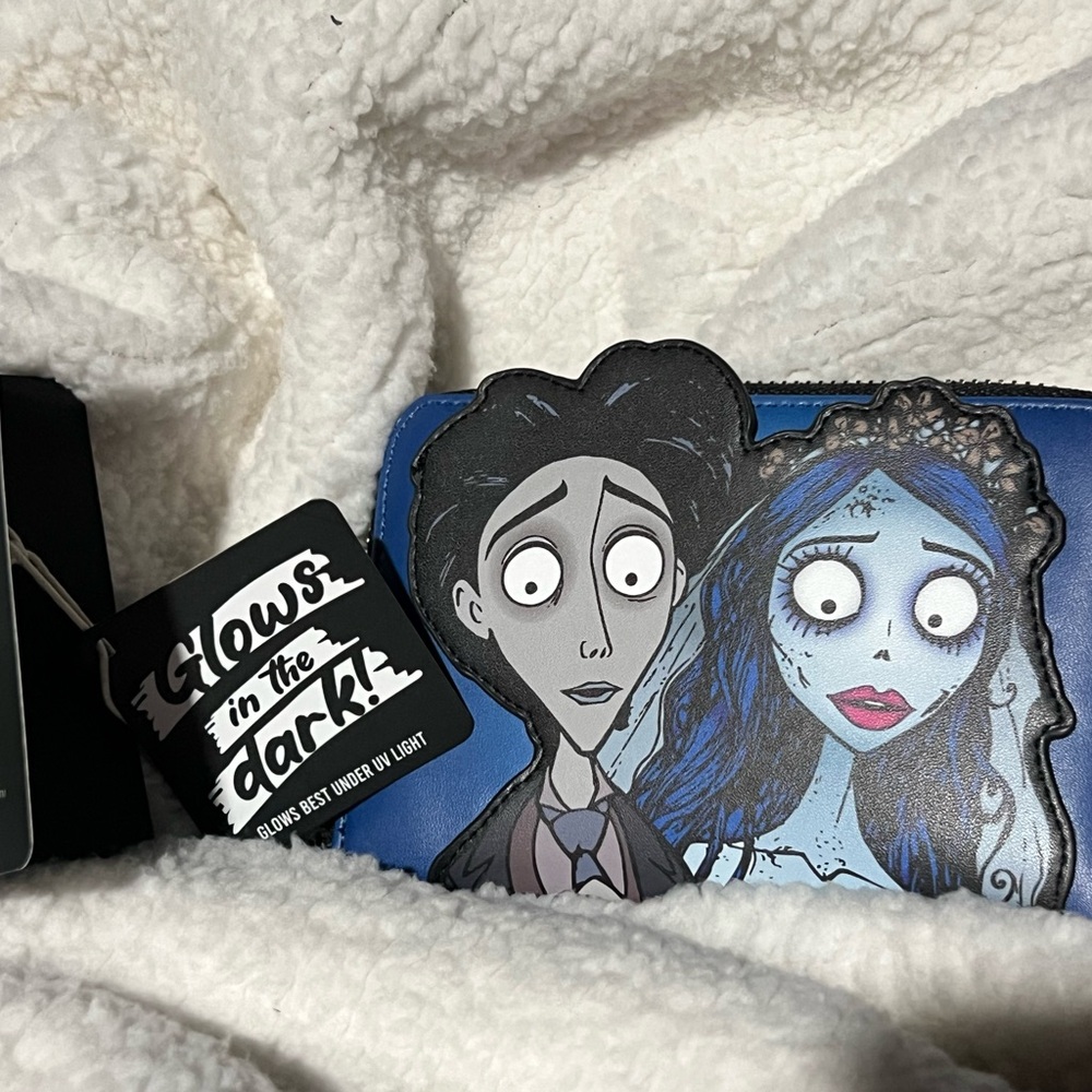 Loungefly Blue and Black Corpse Bride Wallet